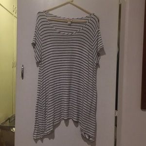 White with black stripes